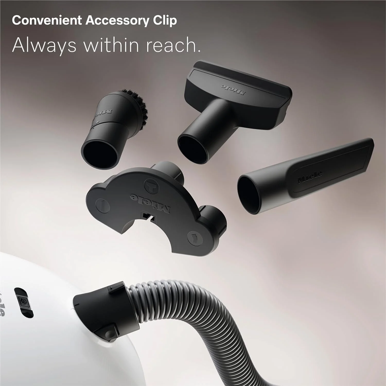 جاروبرقی کیسه ای استوانه ای Miele Guard S1 با سر پارویی جهانی FiberTeQ، سبک و جمع و جور، در رنگ مشکی آبسیدین/خاکستری فضایی (اختصاصی آمازون)