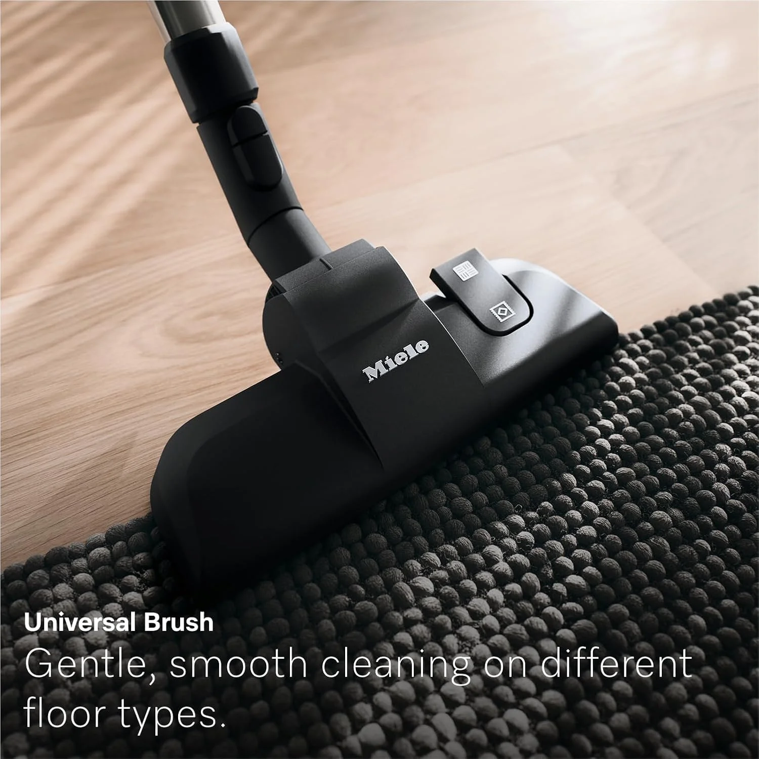 جاروبرقی کیسه ای استوانه ای Miele Guard S1 با سر پارویی جهانی FiberTeQ، سبک و جمع و جور، در رنگ مشکی آبسیدین/خاکستری فضایی (اختصاصی آمازون)