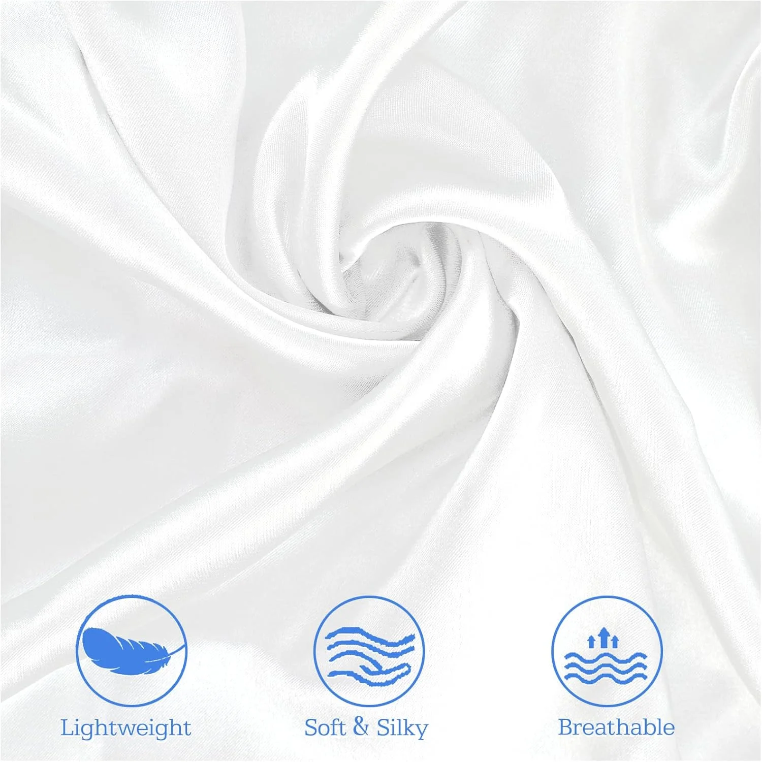 روبالشتی ساتن برای بالش گردنی، روکش بالش کانتور، روکش روبالشتی نرم و لطیف با زیپ (سفید) روبالشتی ساتن برای بالش گردنی، روکش بالش کانتور، روکش روبالشتی نرم و لطیف با زیپ (سفید)