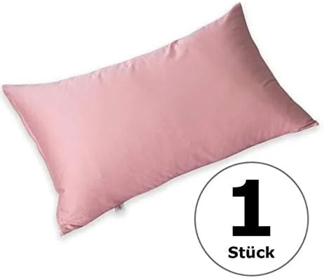 روبالشتی 40 در 80 سانتی متر، 400TC 100% پنبه، روبالشتی فوق العاده نرم و ممتاز، روبالشتی ملحفه ای مصری با الیاف بلند (صورتی با زیپ، 40 در 80 سانتی متر در 1 عدد) روبالشتی 40 در 80 سانتی متر، 400TC 100% پنبه، روبالشتی فوق العاده نرم و ممتاز، روبالشتی ملحفه ای مصری با الیاف بلند (صورتی با زیپ، 40 در 80 سانتی متر در 1 عدد)