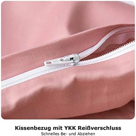 روبالشتی 40 در 80 سانتی متر، 400TC 100% پنبه، روبالشتی فوق العاده نرم و ممتاز، روبالشتی ملحفه ای مصری با الیاف بلند (صورتی با زیپ، 40 در 80 سانتی متر در 1 عدد) روبالشتی 40 در 80 سانتی متر، 400TC 100% پنبه، روبالشتی فوق العاده نرم و ممتاز، روبالشتی ملحفه ای مصری با الیاف بلند (صورتی با زیپ، 40 در 80 سانتی متر در 1 عدد)