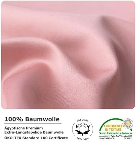 روبالشتی 40 در 80 سانتی متر، 400TC 100% پنبه، روبالشتی فوق العاده نرم و ممتاز، روبالشتی ملحفه ای مصری با الیاف بلند (صورتی با زیپ، 40 در 80 سانتی متر در 1 عدد) روبالشتی 40 در 80 سانتی متر، 400TC 100% پنبه، روبالشتی فوق العاده نرم و ممتاز، روبالشتی ملحفه ای مصری با الیاف بلند (صورتی با زیپ، 40 در 80 سانتی متر در 1 عدد)