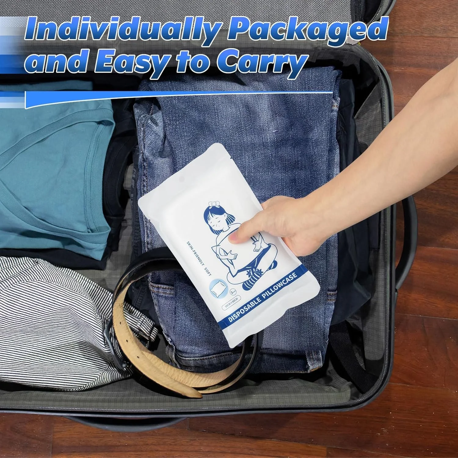 ست 6 عددی روکش بالش یکبار مصرف هتلی، روکش بالش غیر بافته، 50x80 سانتی متر، روکش های مسافرتی یکبار مصرف بسته بندی شده تکی، ملزومات رختخواب هتل برای سفرهای کاری ست 6 عددی روکش بالش یکبار مصرف هتلی، روکش بالش غیر بافته، 50x80 سانتی متر، روکش های مسافرتی یکبار مصرف بسته بندی شده تکی، ملزومات رختخواب هتل برای سفرهای کاری