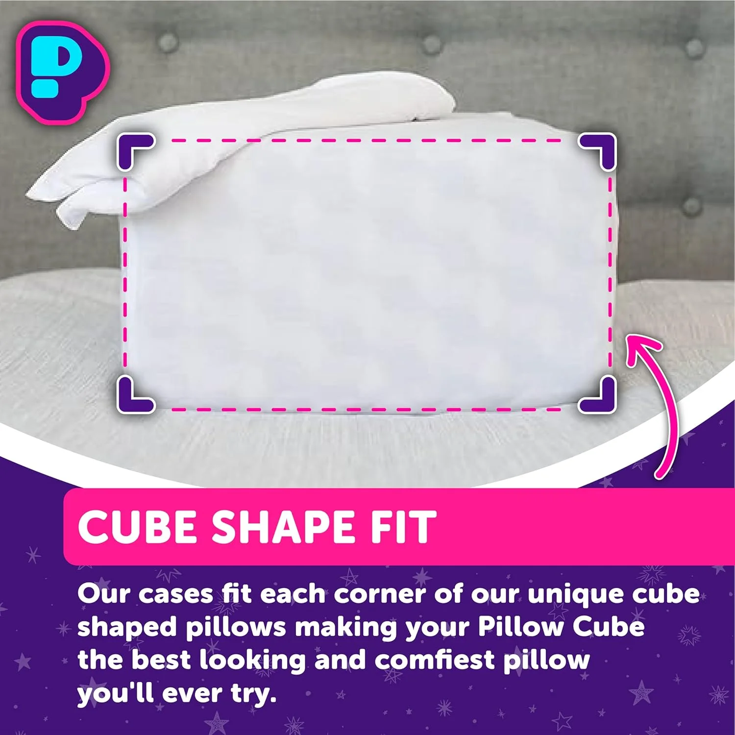 روبالشتی Pillow Cube Pro - سفید | روکش Cube Case Pro | ترکیب پلی اسپندکس | کشش نرم | مناسب برای 30x60 سانتی متر روبالشتی Pillow Cube Pro - سفید | روکش Cube Case Pro | ترکیب پلی اسپندکس | کشش نرم | مناسب برای 30x60 سانتی متر