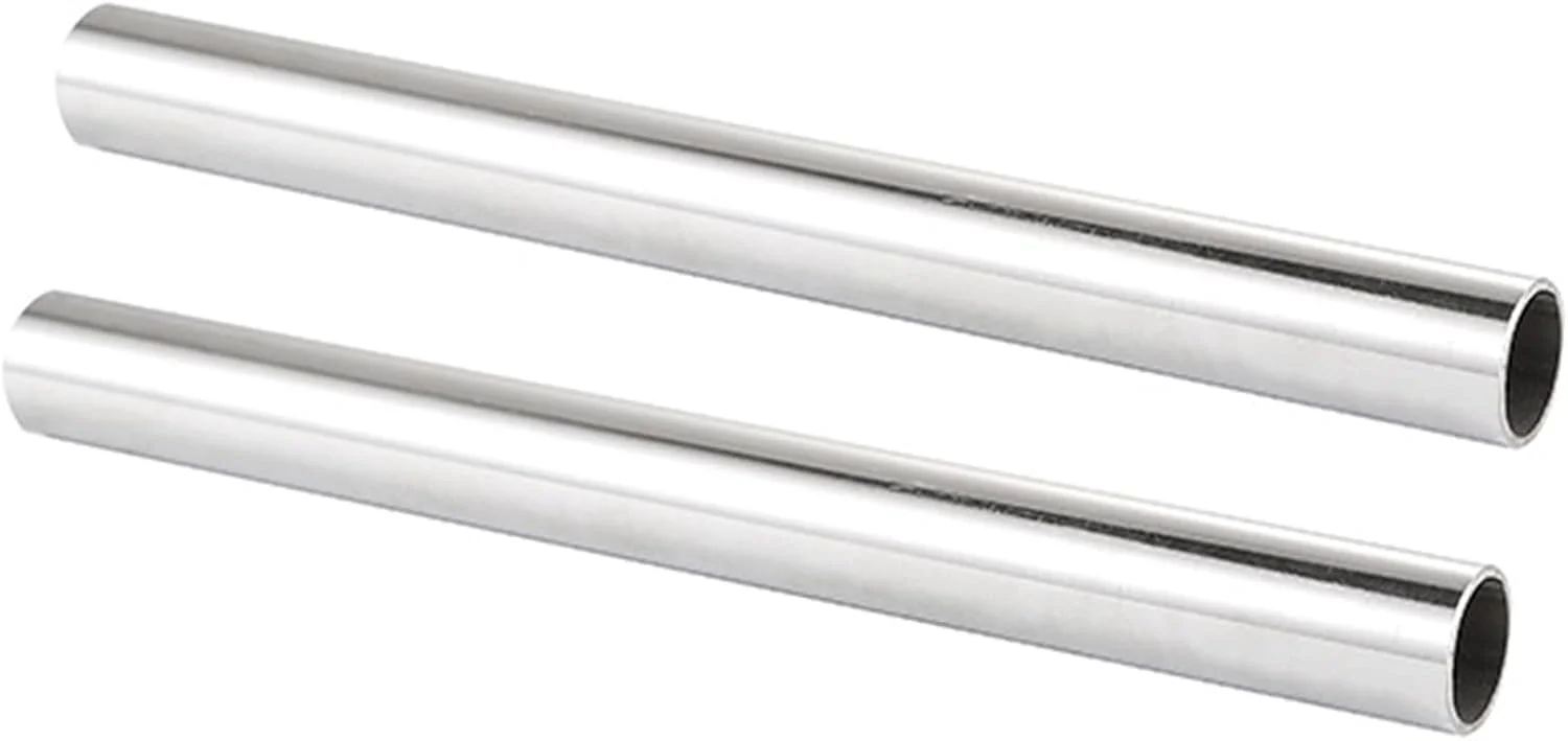 MACHSWON دو عدد لوله مویین فولادی ضد زنگ 304، قطر داخلی 4 میلی متر، قطر خارجی 6 میلی متر، ضخامت دیواره 1 میلی متر، طول لوله های فلزی 250 میلی متر، لوله های استیل بدون درز مستقیم MACHSWON دو عدد لوله مویین فولادی ضد زنگ 304، قطر داخلی 4 میلی متر، قطر خارجی 6 میلی متر، ضخامت دیواره 1 میلی متر، طول لوله های فلزی 250 میلی متر، لوله های استیل بدون درز مستقیم