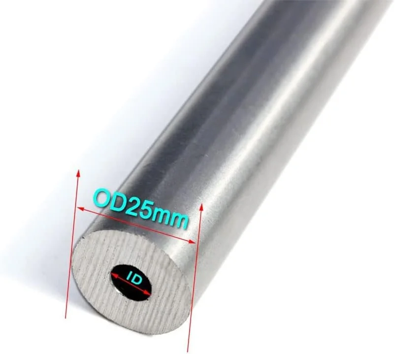 لوله های فولادی دقیق آلیاژی OD 25mm، لوله فولادی بدون درز ضد انفجار (رنگ: OD-25mm-150mm-long، اندازه: ID-18mm)