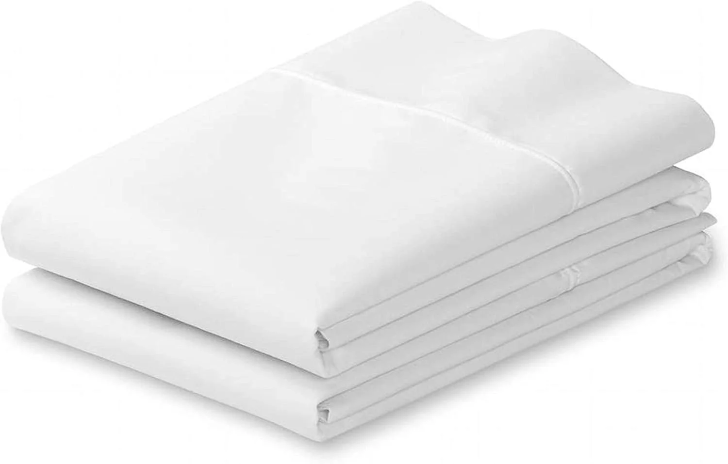 روبالشی های مخلوط پنبه سفید Pacific Linens، سایز کوئین 50x86 سانتی متر، بسته 2 عددی