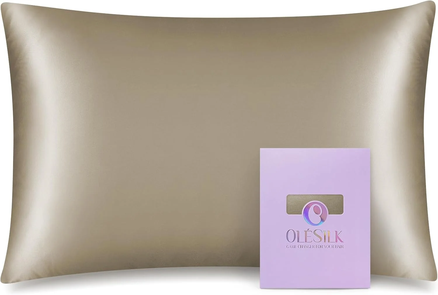 روبالشی ابریشم خالص توت 100% OleSilk با زیپ مخفی برای زیبایی مو و پوست، هر دو طرف 19 میلی متر Charmeuse جعبه هدیه - Taupe، کودک نوپا روبالشی ابریشم خالص توت 100% OleSilk با زیپ مخفی برای زیبایی مو و پوست، هر دو طرف 19 میلی متر Charmeuse جعبه هدیه - Taupe، کودک نوپا