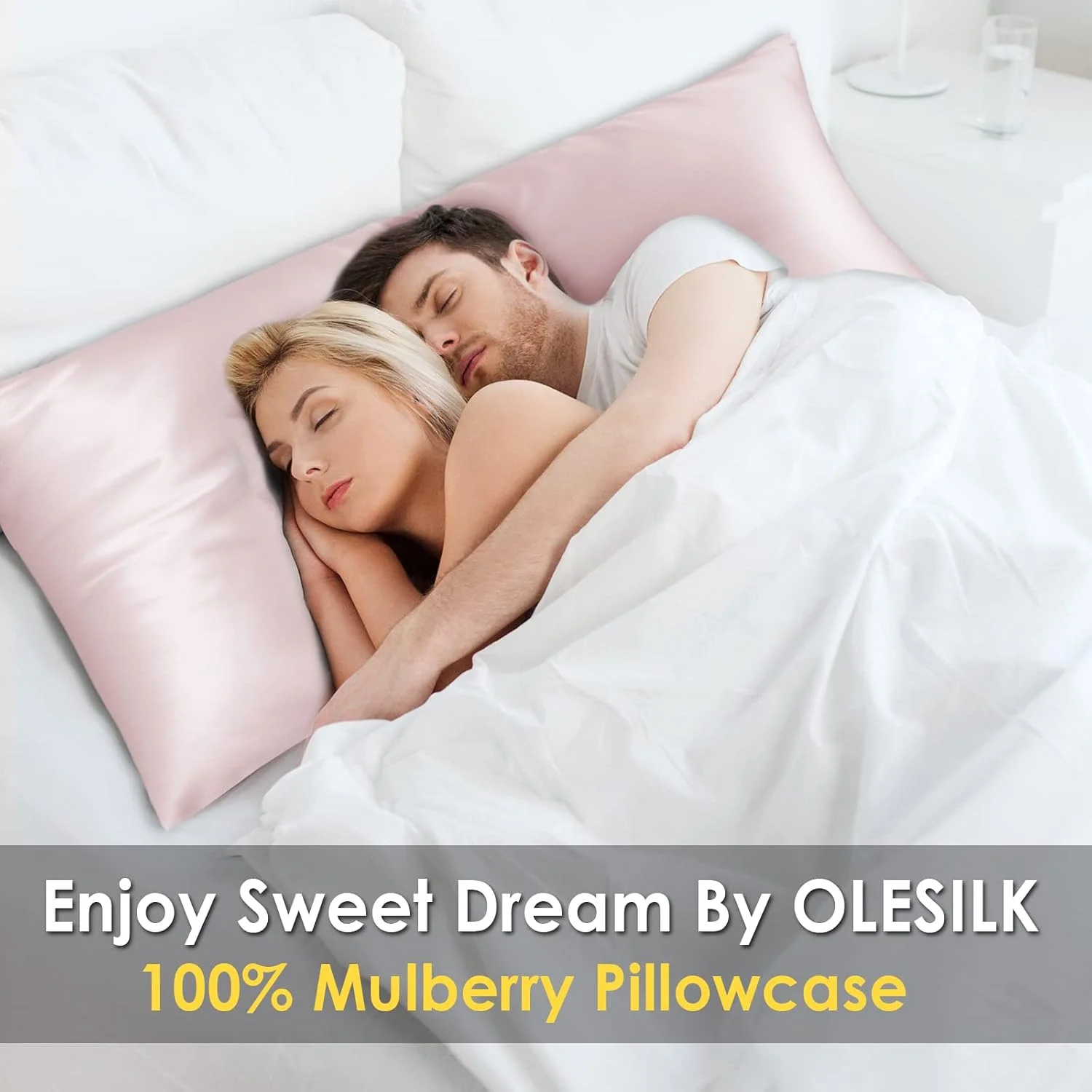 روبالشتی ابریشمی بدن OLESILK سایز 50x137 با زیپ: 100% ابریشم توت برای مو و پوست، تنفس پذیر و نرم برای دوران بارداری و خانواده، صورتی روشن روبالشتی ابریشمی بدن OLESILK سایز 50x137 با زیپ: 100% ابریشم توت برای مو و پوست، تنفس پذیر و نرم برای دوران بارداری و خانواده، صورتی روشن