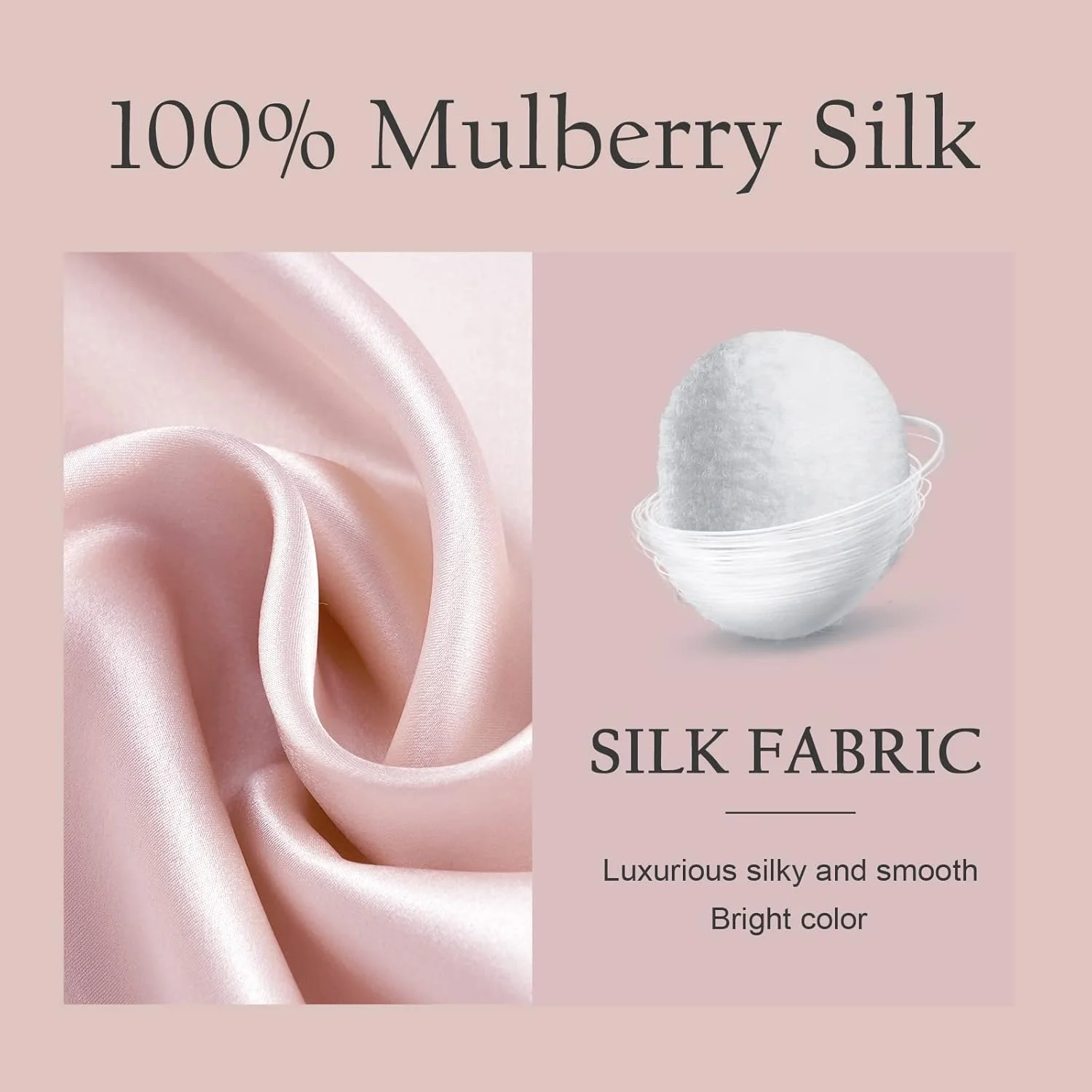 روبالشتی ابریشمی بدن OLESILK سایز 50x137 با زیپ: 100% ابریشم توت برای مو و پوست، تنفس پذیر و نرم برای دوران بارداری و خانواده، صورتی روشن روبالشتی ابریشمی بدن OLESILK سایز 50x137 با زیپ: 100% ابریشم توت برای مو و پوست، تنفس پذیر و نرم برای دوران بارداری و خانواده، صورتی روشن