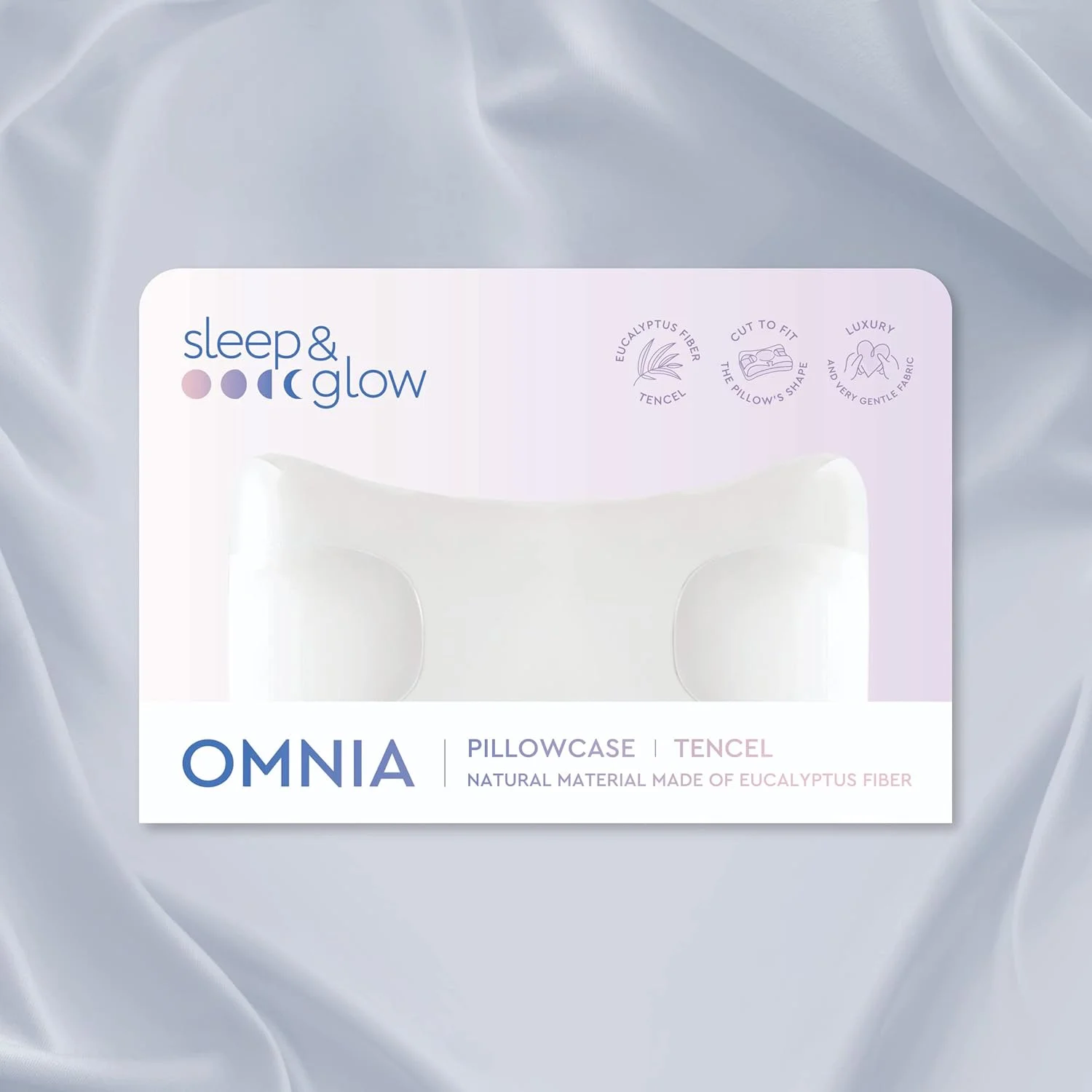 روبالشی Sleep & Glow Omnia Tencel برای مو و پوست، مناسب شکل منحصر به فرد بالش Sleep&Glow Omnia - الیاف اکالیپتوس طبیعی - ضد حساسیت و باکتریواستاتیک (یخ قطبی) روبالشی Sleep & Glow Omnia Tencel برای مو و پوست، مناسب شکل منحصر به فرد بالش Sleep&Glow Omnia - الیاف اکالیپتوس طبیعی - ضد حساسیت و باکتریواستاتیک (یخ قطبی)