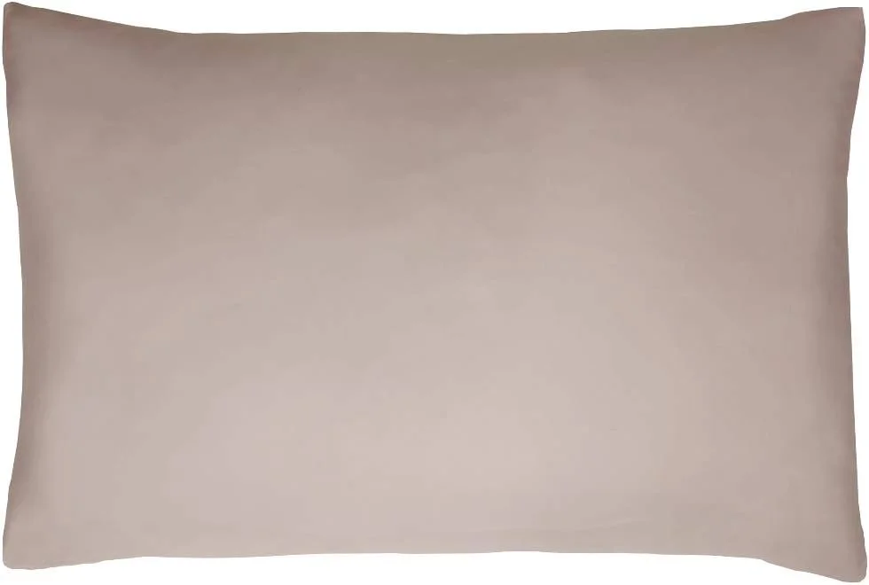 روبالشی Sleepdown، بسته دو عددی، ساتن نخی، ست روکش بالشت مدل Housewife، ضد حساسیت، 300 نخ، ملحفه تخت خواب لوکس - رنگ راسو - 50x75 سانتی متر