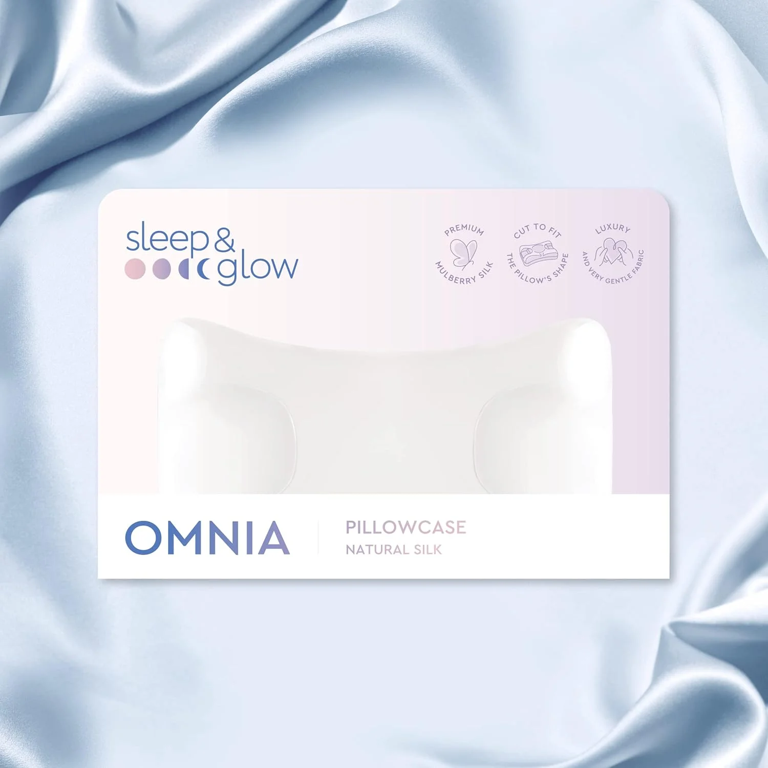 روبالشی ابریشمی طبیعی Sleep & Glow Omnia مناسب برای مو و پوست، مناسب برای شکل منحصر به فرد بالش Sleep&Glow Omnia – ابریشم توت 19 میلی متری درجه 6A (یخ قطبی) روبالشی ابریشمی طبیعی Sleep & Glow Omnia مناسب برای مو و پوست، مناسب برای شکل منحصر به فرد بالش Sleep&Glow Omnia – ابریشم توت 19 میلی متری درجه 6A (یخ قطبی)
