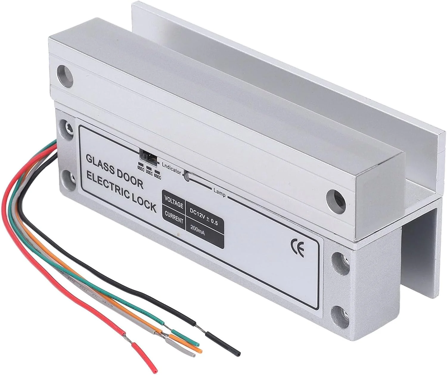 قفل برقی درب شیشه ای Cryfokt، قفل کنترل الکترونیکی درب شیشه ای مقاوم در برابر ضربه برای سمت راست