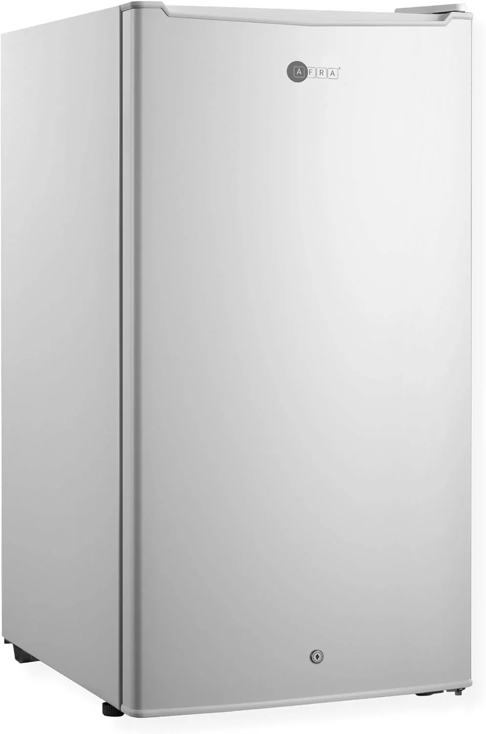 یخچال تک درب آفرا با کمپرسور قدرتمند و طبقات شیشه ای | ظرفیت 93 لیتر | کنترل دمای مکانیکی، قفل درب، صرفه جویی در انرژی | مدل AF-9300RFWT | سفید