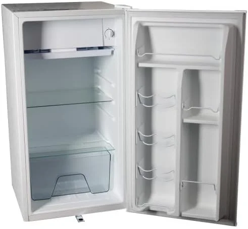 یخچال تک درب آفرا با کمپرسور قدرتمند و طبقات شیشه ای | ظرفیت 93 لیتر | کنترل دمای مکانیکی، قفل درب، صرفه جویی در انرژی | مدل AF-9300RFWT | سفید