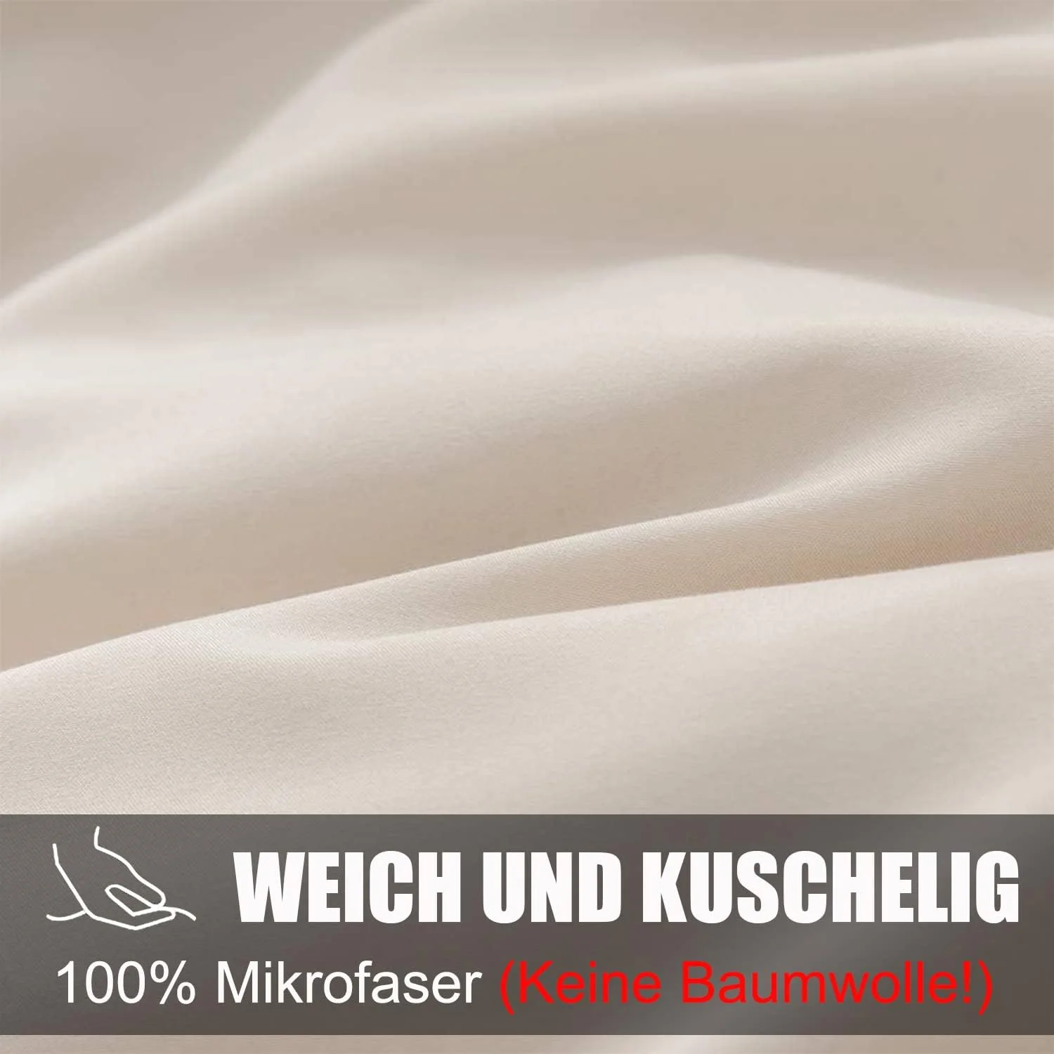 روکش کوسن Soifox، سایز 40x70 سانتی متر، ست 2 عددی، روبالشتی بژ برای بالش های 40x70 سانتی متر، 100% میکروفایبر مقاوم و ضد حساسیت با زیپ
