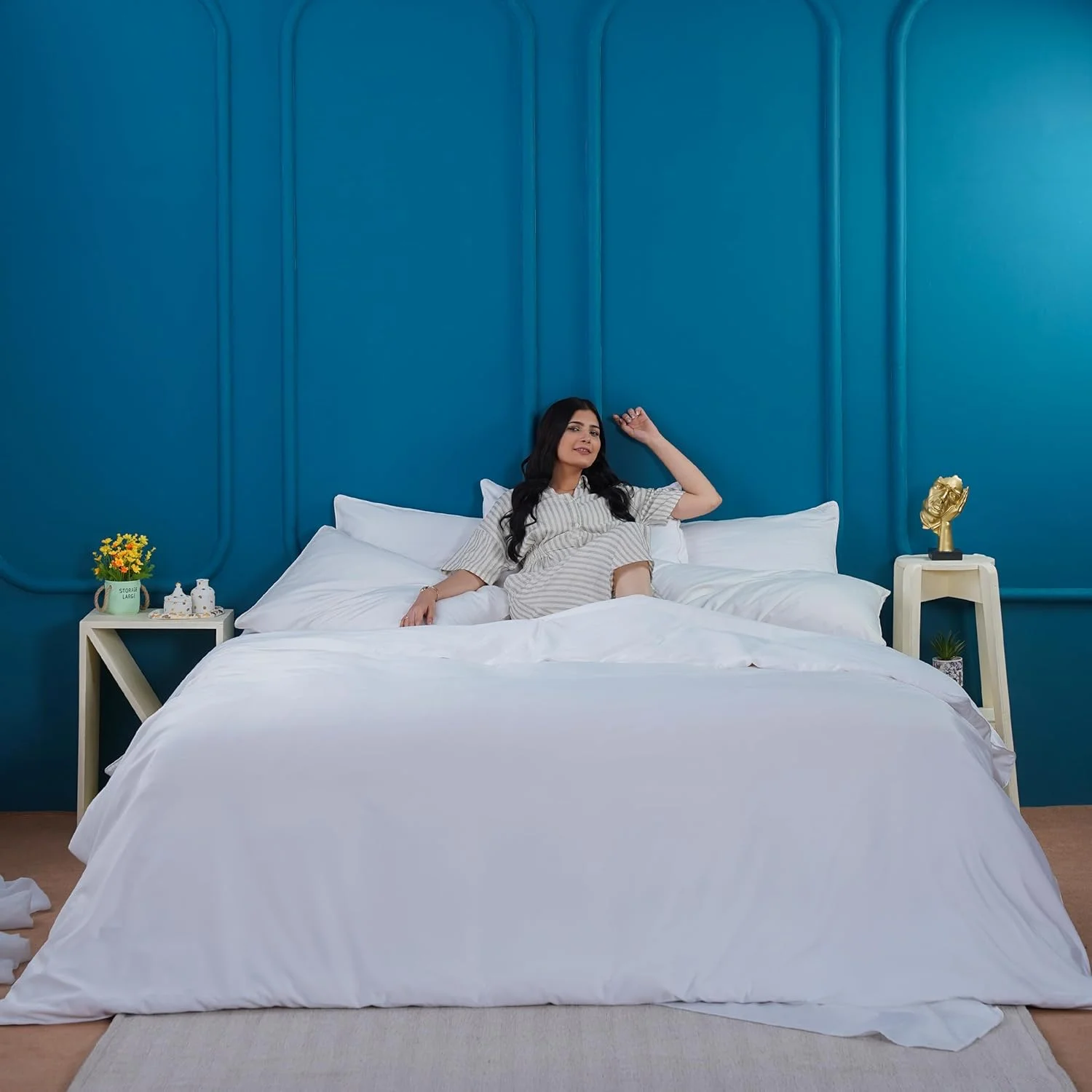 SHEET STORY روکش بالش بامبو Ackly، بسته 2 عددی، سایز 50x90 سانتی متر - 400 نخ، روکش بالش نرم و خنک، بسته 2 عددی، روکش بالش ضد حساسیت - لبه داخلی بسیار عمیق، روکش بالش سایز کینگ سفید SHEET STORY روکش بالش بامبو Ackly، بسته 2 عددی، سایز 50x90 سانتی متر - 400 نخ، روکش بالش نرم و خنک، بسته 2 عددی، روکش بالش ضد حساسیت - لبه داخلی بسیار عمیق، روکش بالش سایز کینگ سفید