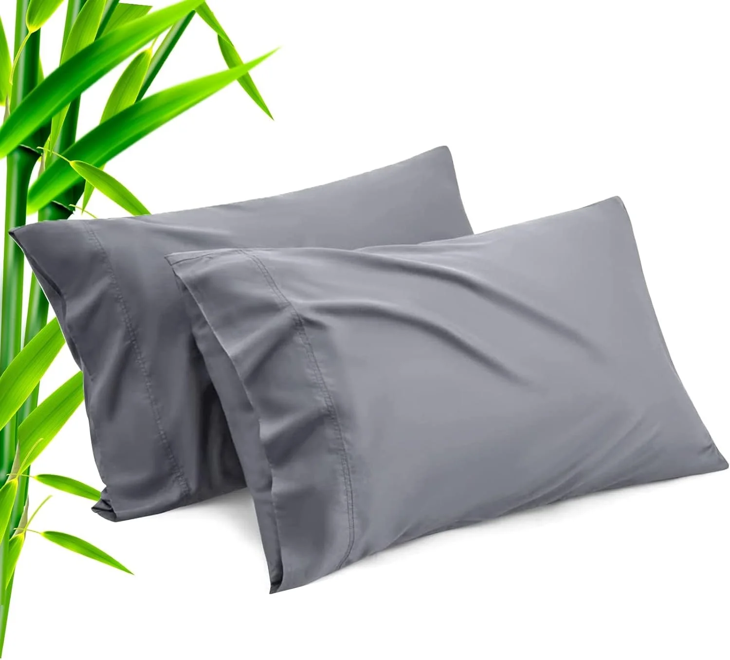 روبالشتی شفول سایز کوئین دو عددی، 50x76 سانتی متر ریون ساخته شده از بامبو، روبالشتی خنک کننده با بست پاکتی، روبالشتی خنک و تنفسی برای افراد گرمایی و تعریق شبانه، 50x76 سانتی متر - خاکستری تیره روبالشتی شفول سایز کوئین دو عددی، 50x76 سانتی متر ریون ساخته شده از بامبو، روبالشتی خنک کننده با بست پاکتی، روبالشتی خنک و تنفسی برای افراد گرمایی و تعریق شبانه، 50x76 سانتی متر - خاکستری تیره
