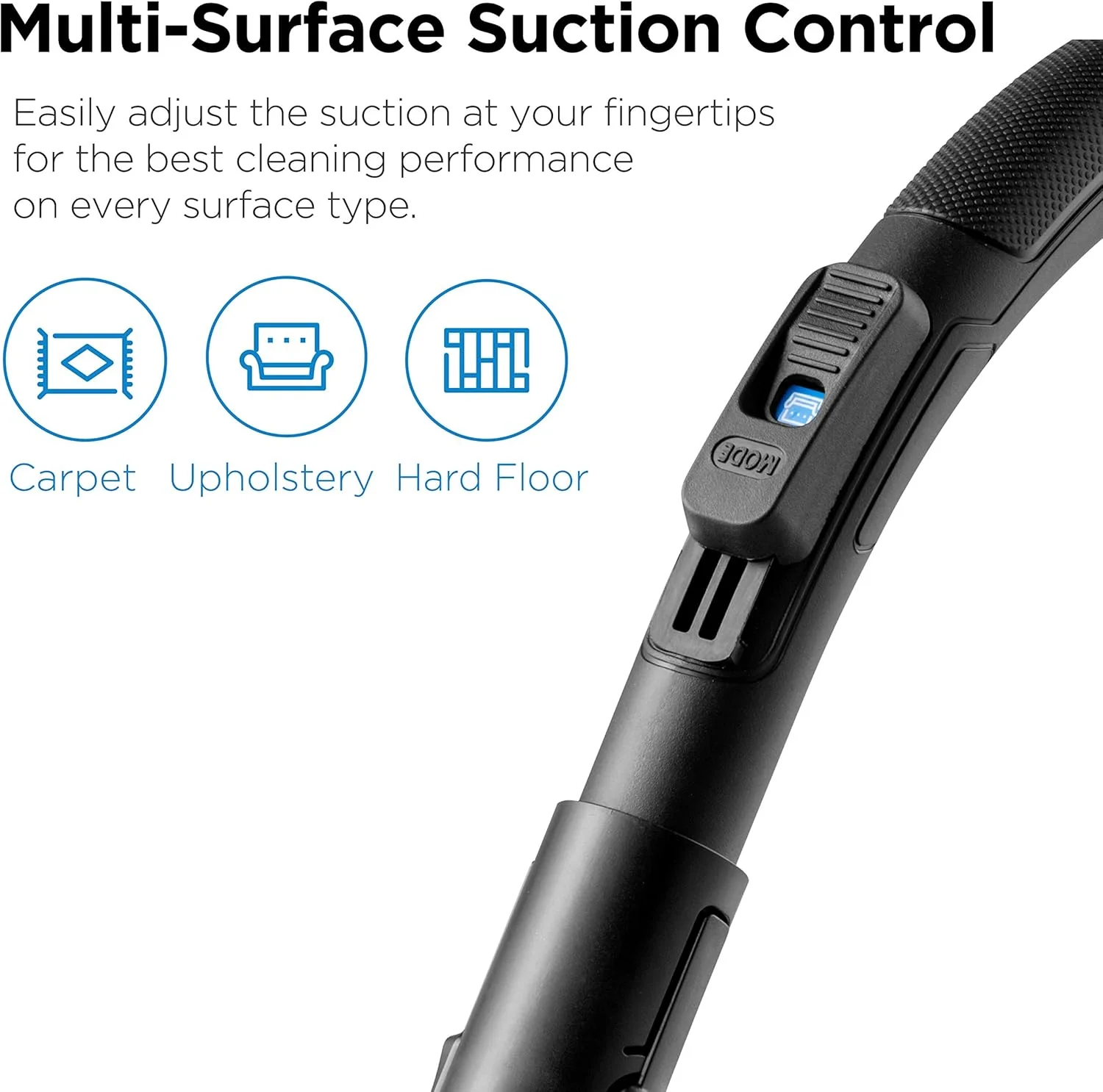 جاروبرقی یورکا 1800 وات با مخزن گرد و غبار 2.5 لیتری، قدرت مکش 16 کیلو پاسکال، فیلتراسیون سیکلونیک، بدون کیسه، فیلتر قابل شستشو برای موی حیوانات خانگی، فرش، سرامیک، 220 ولت، مدل 15K0A-آبی جاروبرقی یورکا 1800 وات با مخزن گرد و غبار 2.5 لیتری، قدرت مکش 16 کیلو پاسکال، فیلتراسیون سیکلونیک، بدون کیسه، فیلتر قابل شستشو برای موی حیوانات خانگی، فرش، سرامیک، 220 ولت، مدل 15K0A-آبی