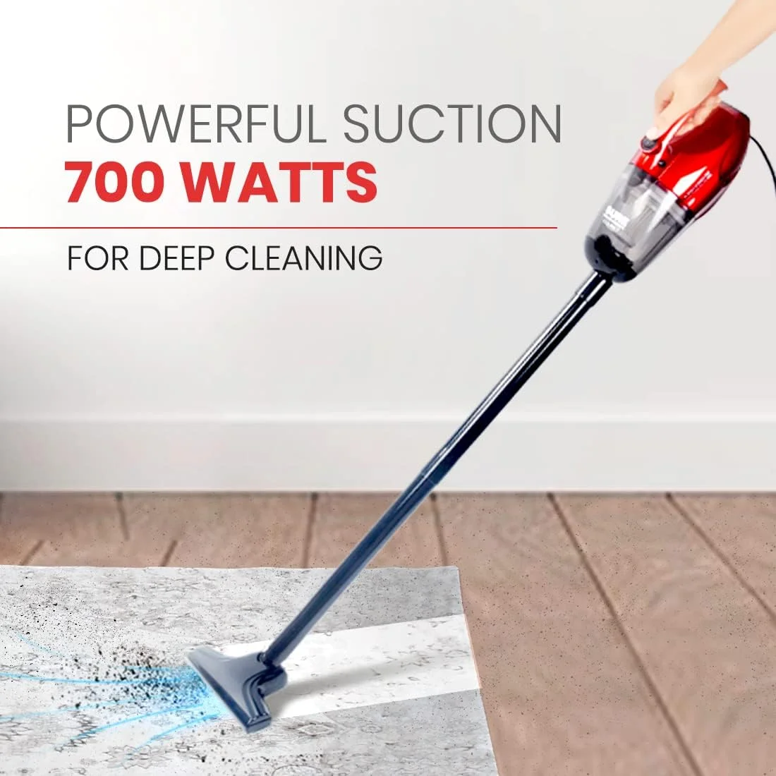 جاروبرقی کوچک و قدرتمند 700 واتی یورکا فوربس با مکش و دمندگی قوی، فیلتر HEPA قابل شستشو و 6 لوازم جانبی، جمع و جور، سبک وزن و آسان برای استفاده (قرمز و مشکی) جاروبرقی کوچک و قدرتمند 700 واتی یورکا فوربس با مکش و دمندگی قوی، فیلتر HEPA قابل شستشو و 6 لوازم جانبی، جمع و جور، سبک وزن و آسان برای استفاده (قرمز و مشکی)