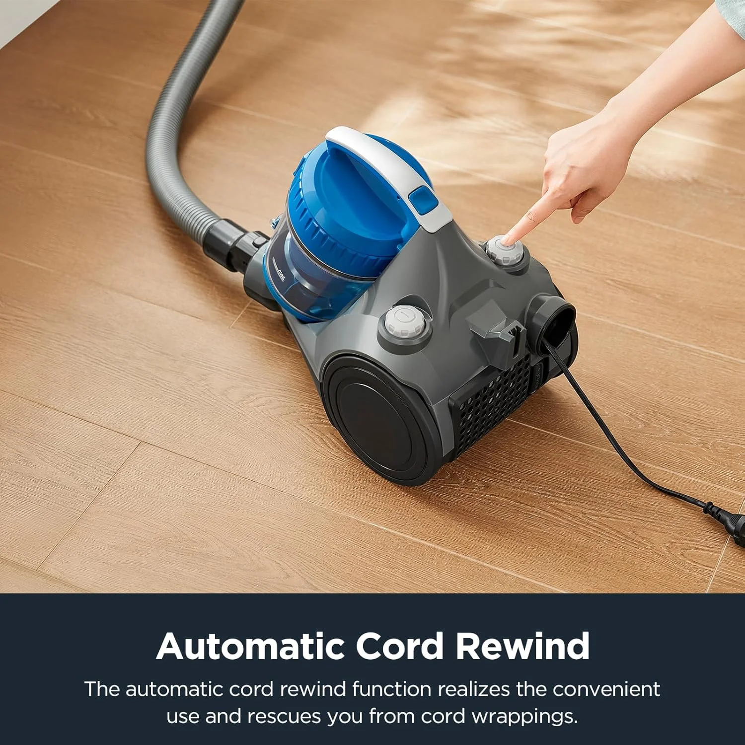 جاروبرقی یورکا 1800 وات با مخزن گرد و غبار 2.5 لیتری، قدرت مکش 16 کیلو پاسکال، فیلتراسیون سیکلونیک، بدون کیسه، فیلتر قابل شستشو برای موی حیوانات خانگی، فرش، سرامیک، 220 ولت، مدل 15K0A-آبی جاروبرقی یورکا 1800 وات با مخزن گرد و غبار 2.5 لیتری، قدرت مکش 16 کیلو پاسکال، فیلتراسیون سیکلونیک، بدون کیسه، فیلتر قابل شستشو برای موی حیوانات خانگی، فرش، سرامیک، 220 ولت، مدل 15K0A-آبی