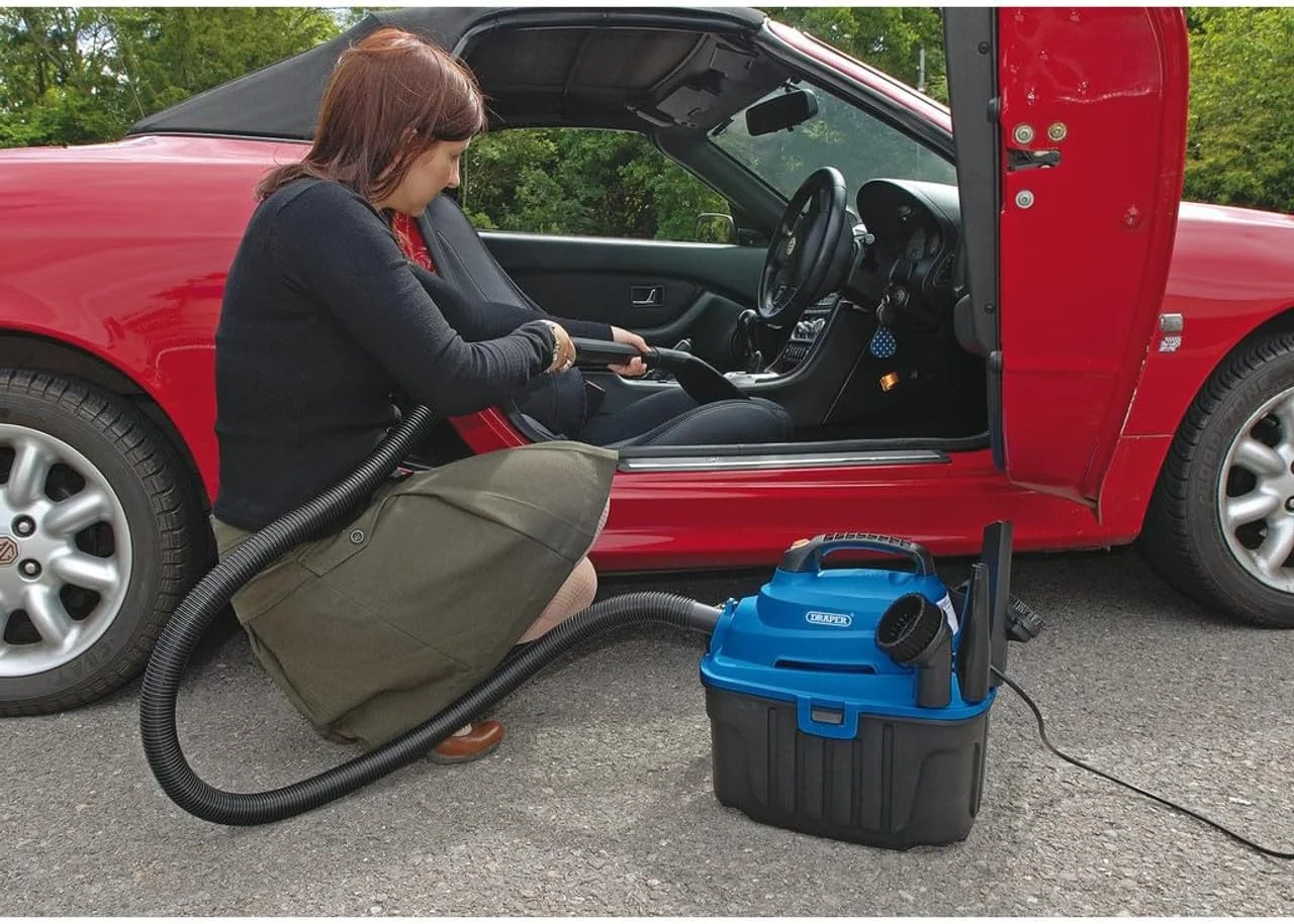 جاروبرقی آب و خاک 10 لیتری دراپر مدل 06489 با توان 1000 وات و ولتاژ 230 ولت