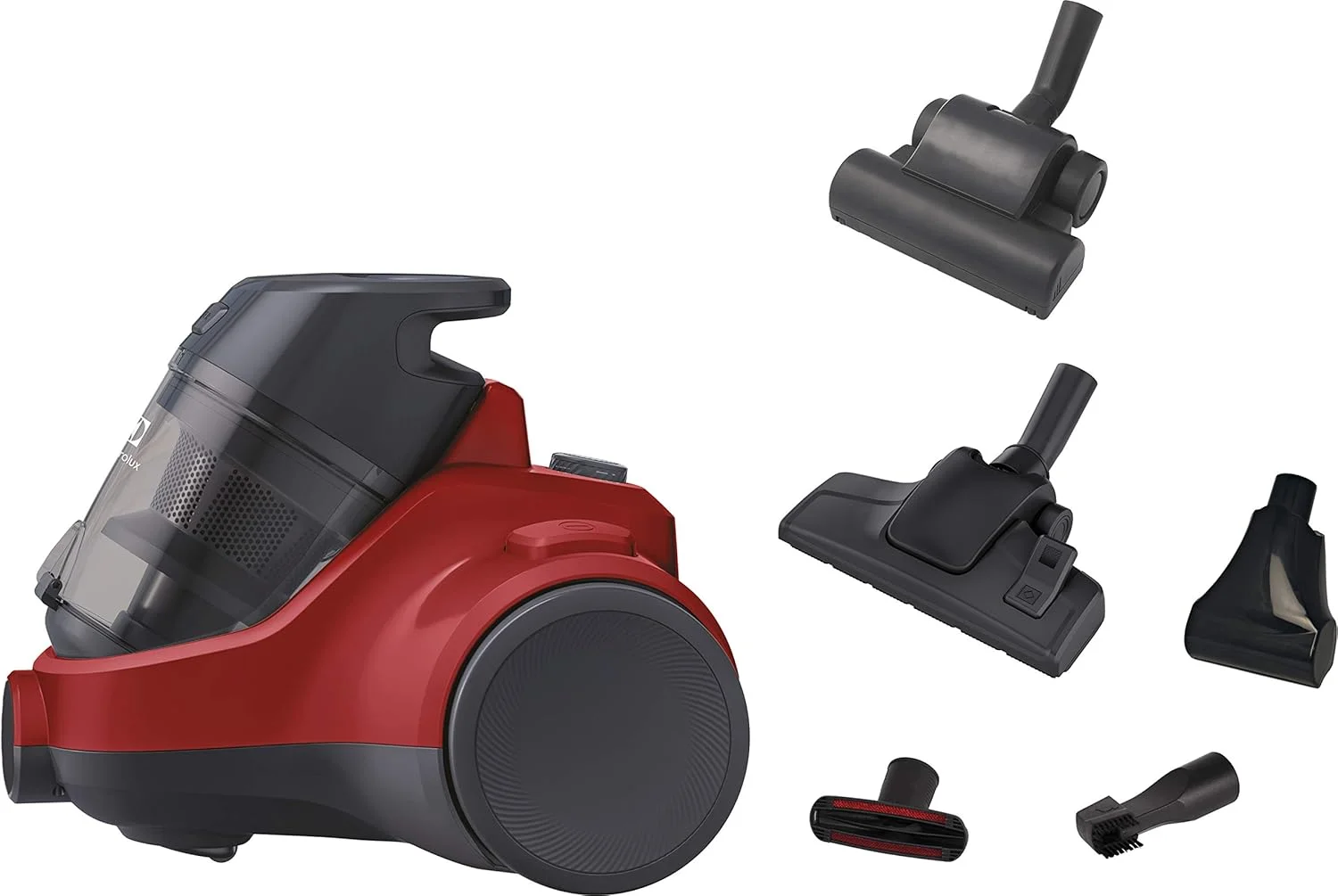 جاروبرقی بدون کیسه الکترولوکس مدل EC41-ANIM Ease C4، جنس بدنه: فلز، قرمز