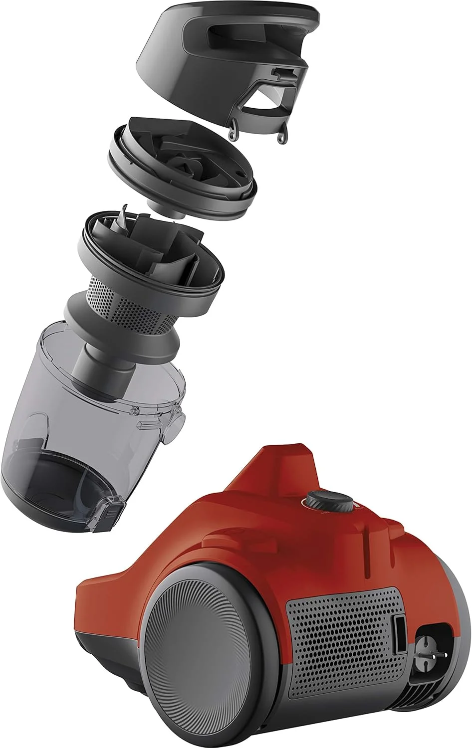 جاروبرقی بدون کیسه الکترولوکس مدل EC41-ANIM Ease C4، جنس بدنه: فلز، قرمز