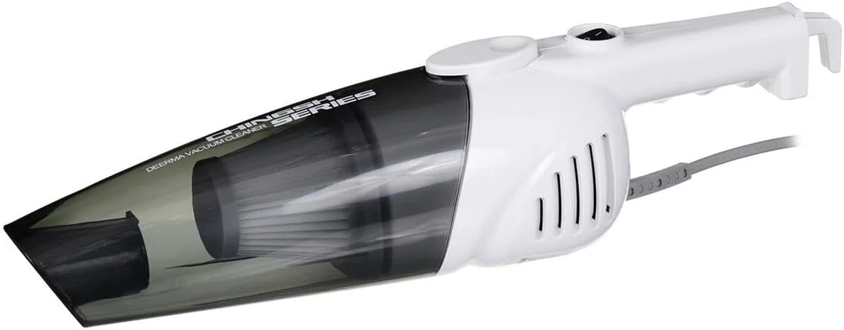 جاروبرقی عصایی و جاروبرقی برقی دیرما مدل DX118C، مناسب سطوح خشک، دارای فیلتر HEPA، بدون کیسه، ظرفیت 1.2 لیتر، توان 600 وات، رنگ سفید جاروبرقی عصایی و جاروبرقی برقی دیرما مدل DX118C، مناسب سطوح خشک، دارای فیلتر HEPA، بدون کیسه، ظرفیت 1.2 لیتر، توان 600 وات، رنگ سفید