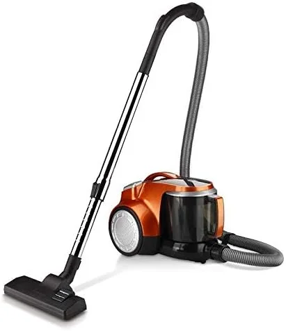 جاروبرقی خانگی WMGSDWB، جاروبرقی افقی برای فرش و کف سخت، سبک وزن با قدرت مکش قوی، جاروبرقی سطلی سیم دار، طلایی و قرمز (طلایی)