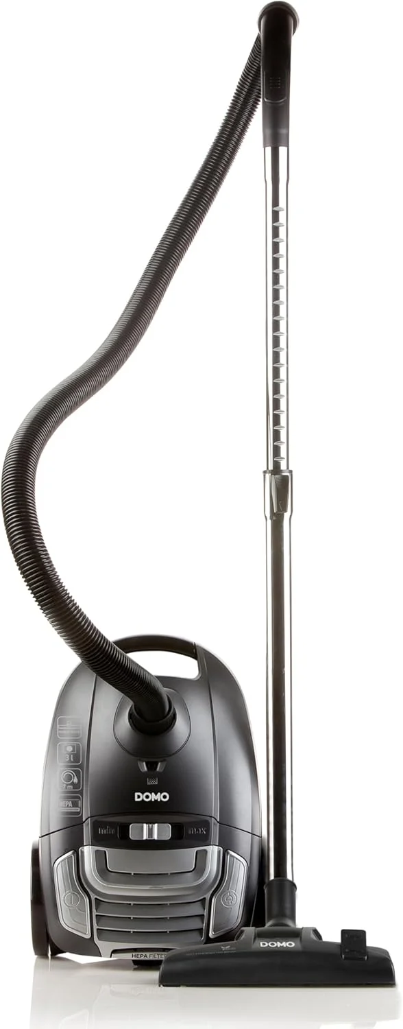 جاروبرقی دومو با فیلتراسیون HEPA، 700 وات، خاکستری جاروبرقی دومو با فیلتراسیون HEPA، 700 وات، خاکستری