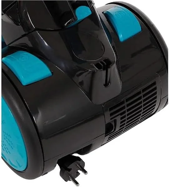 جاروبرقی بدون کیسه، مشکی و آبی، طراحی جمع و جور جاروبرقی بدون کیسه، مشکی و آبی، طراحی جمع و جور