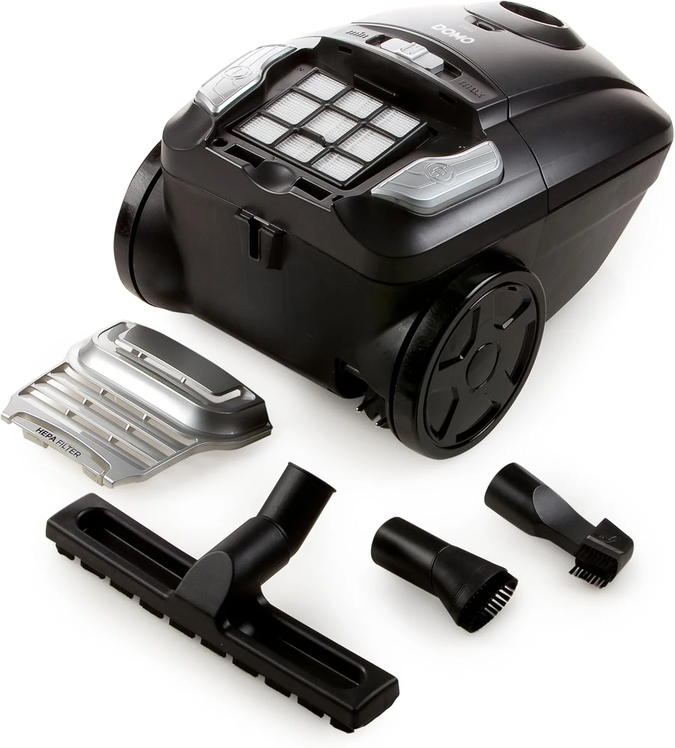 جاروبرقی دومو با فیلتراسیون HEPA، 700 وات، خاکستری جاروبرقی دومو با فیلتراسیون HEPA، 700 وات، خاکستری