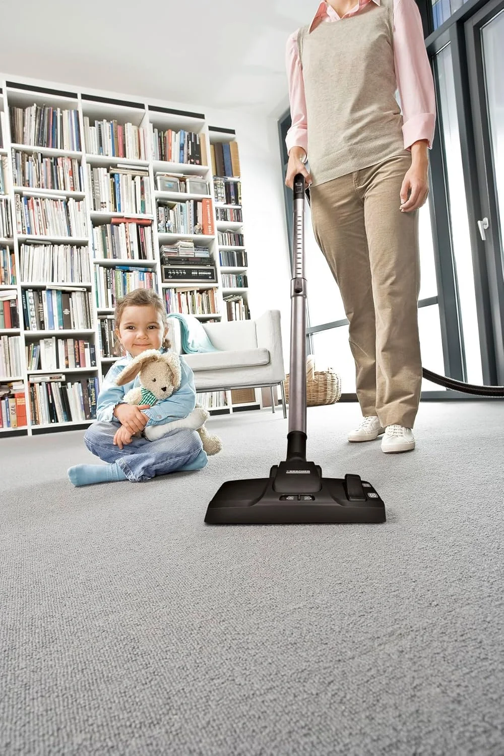 جاروبرقی خشک بدون کیسه Hepa13، قوی، فقط 1100 وات، مصرف کم، کارچر Vc3 Premium Plus جاروبرقی خشک بدون کیسه Hepa13، قوی، فقط 1100 وات، مصرف کم، کارچر Vc3 Premium Plus