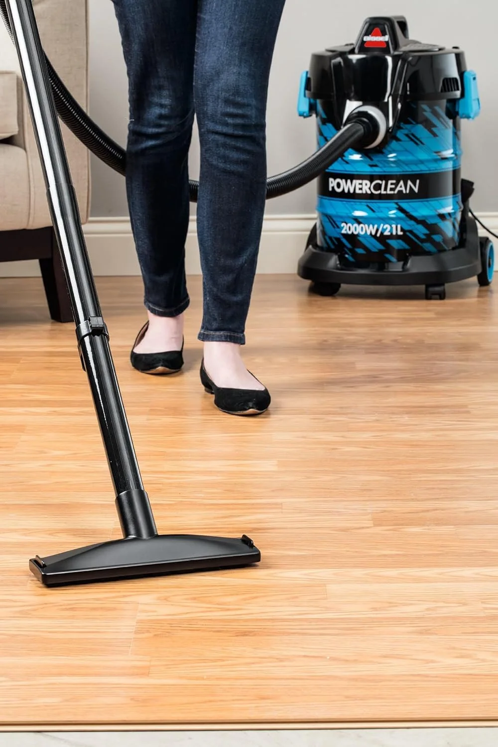 جاروبرقی سطلی بیسل | پاورکلین 21 لیتری (2027E) آبی جاروبرقی سطلی بیسل | پاورکلین 21 لیتری (2027E) آبی