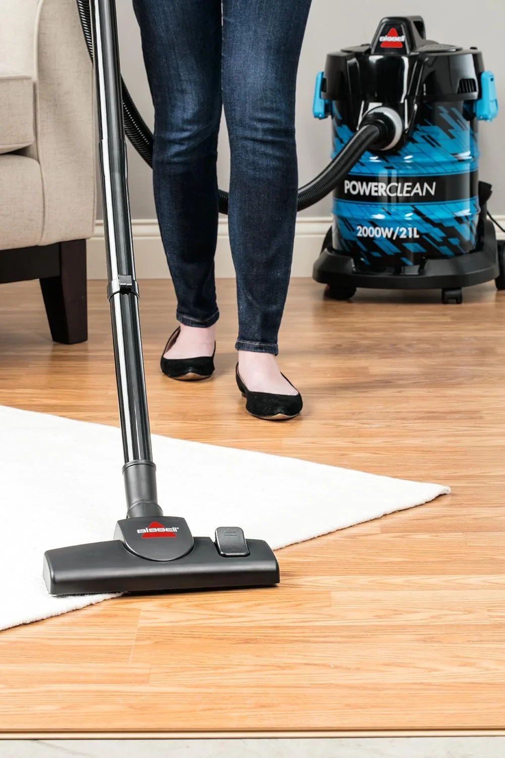 جاروبرقی سطلی بیسل | پاورکلین 21 لیتری (2027E) آبی جاروبرقی سطلی بیسل | پاورکلین 21 لیتری (2027E) آبی