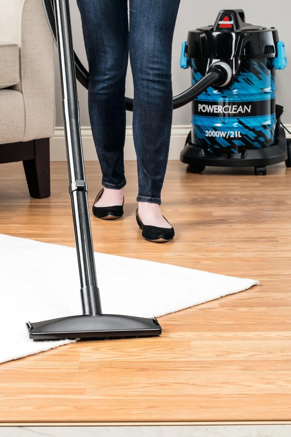 جاروبرقی سطلی بیسل | پاورکلین 21 لیتری (2027E) آبی جاروبرقی سطلی بیسل | پاورکلین 21 لیتری (2027E) آبی