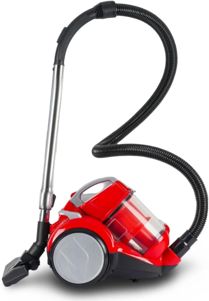 جاروبرقی سایکلون افرا، 2000 وات، 2 لیتر، کنترل سرعت، شعاع 7 متر، برس و نازل 2 در 1، سیم 5 متری، AF-2000VCRD