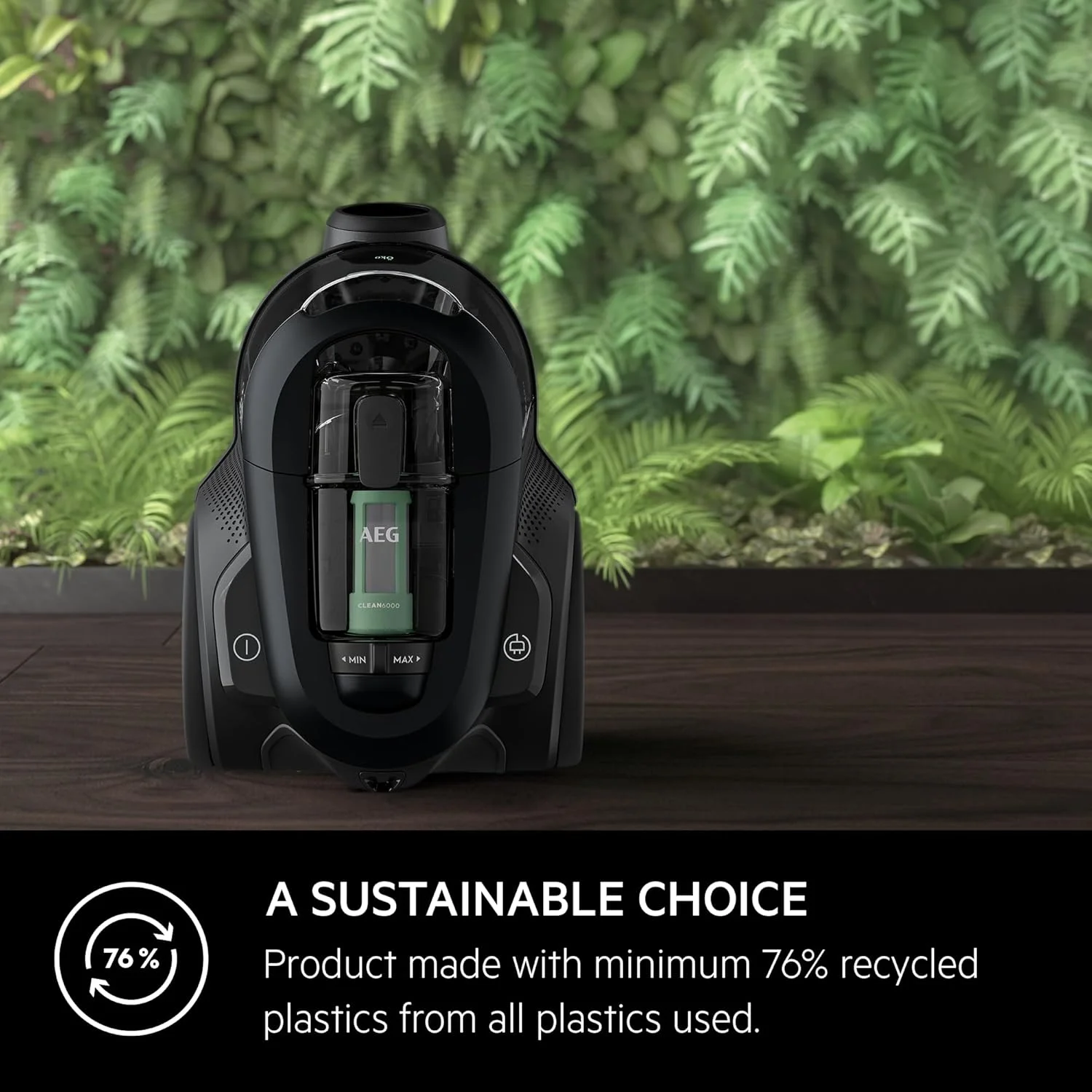 جاروبرقی بدون کیسه آ ا گ مدل 900258554، ساخته شده از 60% مواد بازیافتی، 550 وات، نازل های اضافی، چرخ های نرم، 74 دسی بل، مخزن 1.6 لیتری، مشکی جاروبرقی بدون کیسه آ ا گ مدل 900258554، ساخته شده از 60% مواد بازیافتی، 550 وات، نازل های اضافی، چرخ های نرم، 74 دسی بل، مخزن 1.6 لیتری، مشکی