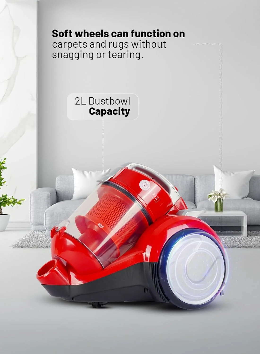 جاروبرقی سایکلون افرا، 2000 وات، 2 لیتر، کنترل سرعت، شعاع 7 متر، برس و نازل 2 در 1، سیم 5 متری، AF-2000VCRD جاروبرقی سایکلون افرا، 2000 وات، 2 لیتر، کنترل سرعت، شعاع 7 متر، برس و نازل 2 در 1، سیم 5 متری، AF-2000VCRD