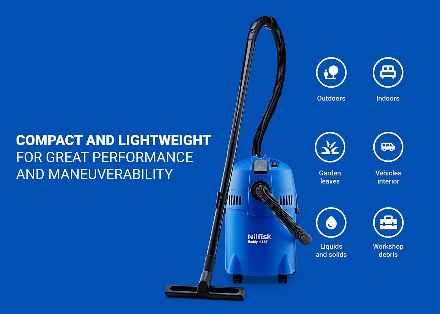 جاروبرقی سطلی نیلفیسک مدل BUDDY II 18 T EU جاروبرقی سطلی نیلفیسک مدل BUDDY II 18 T EU