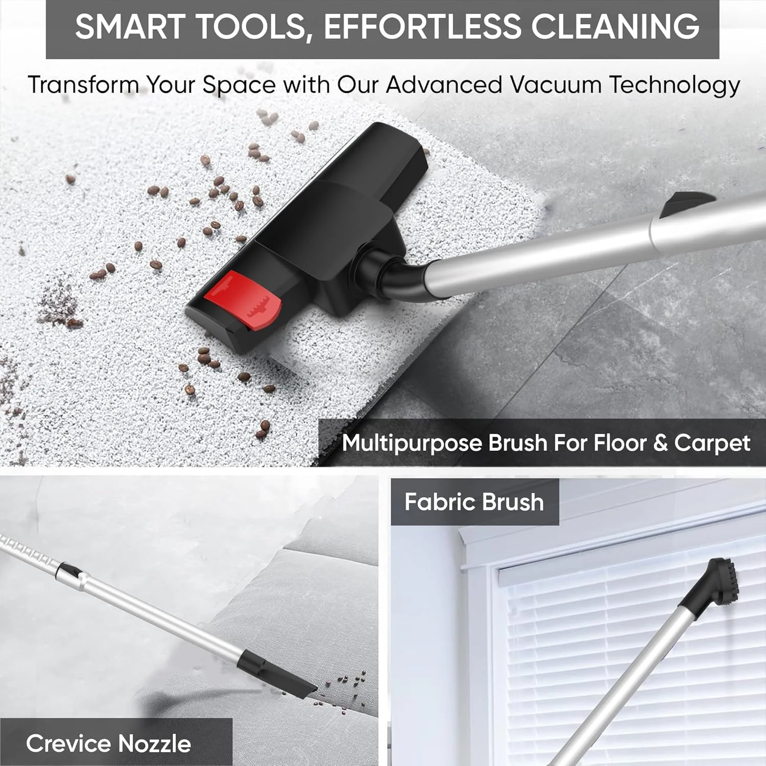 جاروبرقی نیکای 2000 وات با قدرت مکش بالا، فیلتر HEPA و برس چند منظوره - تمیز کردن آسان، لوله تلسکوپی و دسته حمل آسان، کنترل سرعت، برای استفاده در خانه و محل کار - NVC9260A1 جاروبرقی نیکای 2000 وات با قدرت مکش بالا، فیلتر HEPA و برس چند منظوره - تمیز کردن آسان، لوله تلسکوپی و دسته حمل آسان، کنترل سرعت، برای استفاده در خانه و محل کار - NVC9260A1