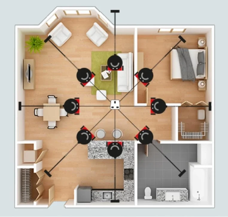 جاروبرقی کیسه ای نوماتیک 903383/هنری HVR200، 620 وات، قرمز کلاسیک