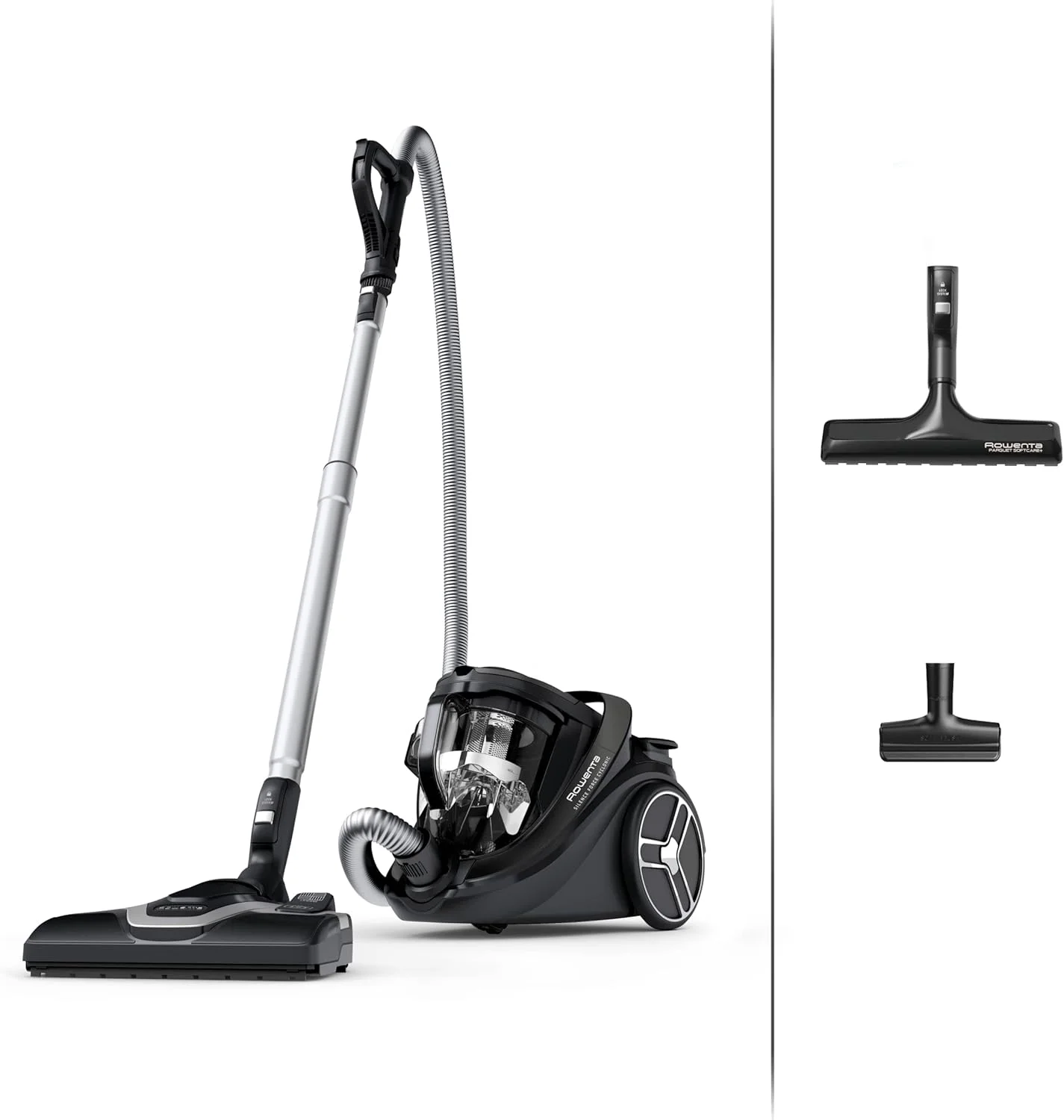 جاروبرقی بدون کیسه سایکلونیک Effitech مدل Rowenta RO7935 Silence Force | پارکت | قدرت مکش بالا | مصرف انرژی پایین | فیلتر HEPA | ظرفیت XXL | مشکی جاروبرقی بدون کیسه سایکلونیک Effitech مدل Rowenta RO7935 Silence Force | پارکت | قدرت مکش بالا | مصرف انرژی پایین | فیلتر HEPA | ظرفیت XXL | مشکی