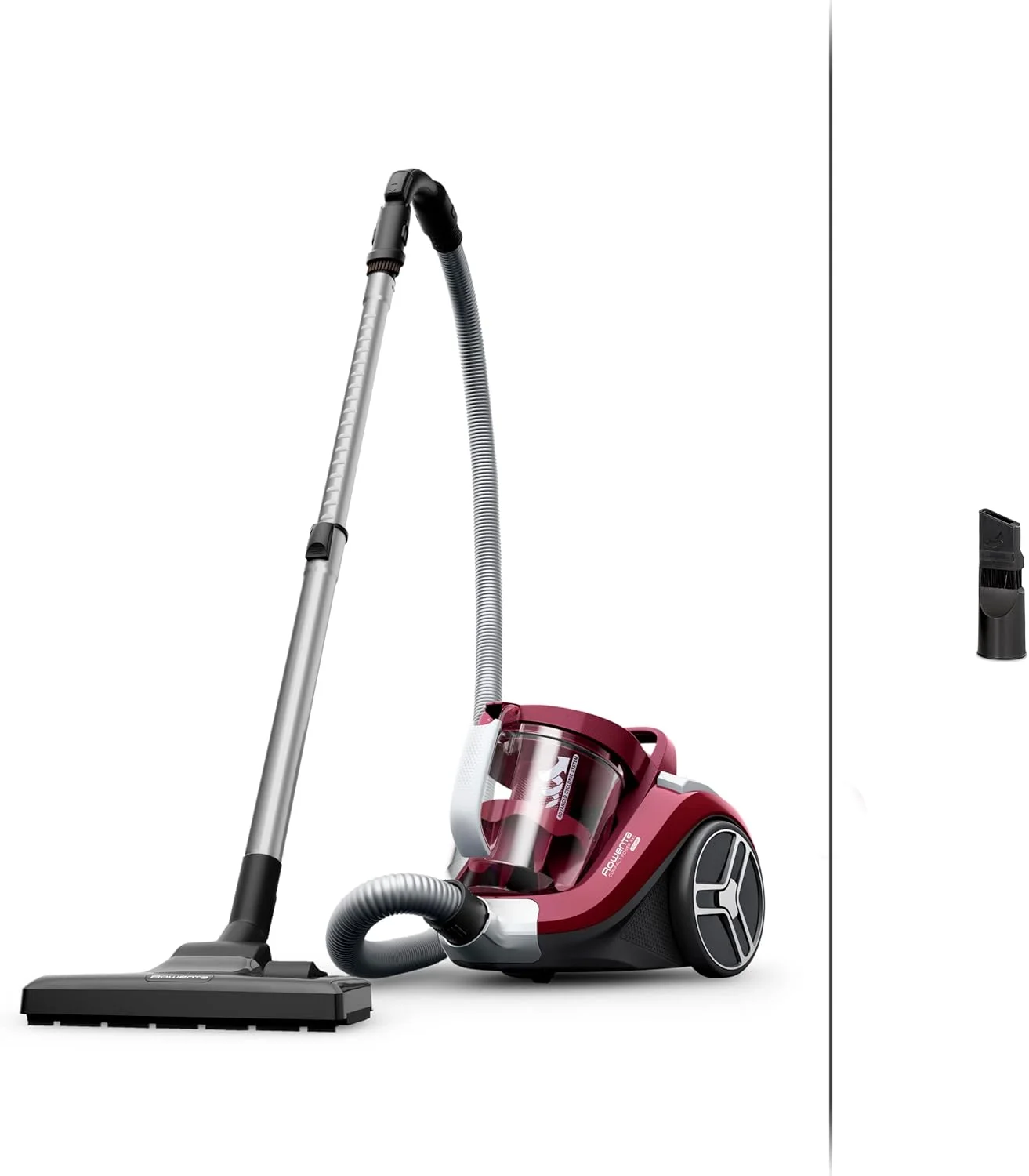 جاروبرقی بدون کیسه روونتا مدل RO4B23 Compact Power XXL، قرمز، 900 وات، 2.5 لیتر، 69 دسی بل