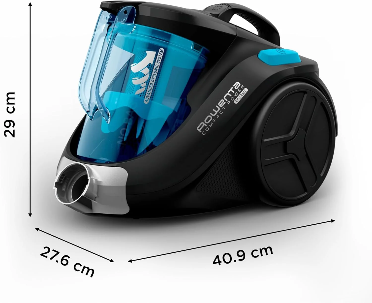 جاروبرقی سایکلونیک کامپکت پاور روونتا مدل RO3731EA، 750 وات، رده انرژی A، بدون کیسه، 1.5 لیتر، فیلتر بسیار کارآمد، مشکی/آبی جاروبرقی سایکلونیک کامپکت پاور روونتا مدل RO3731EA، 750 وات، رده انرژی A، بدون کیسه، 1.5 لیتر، فیلتر بسیار کارآمد، مشکی/آبی