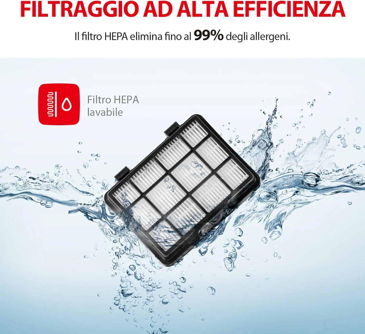 جاروبرقی بدون کیسه توشیبا مدل VC-BL070C(K)، جاروبرقی تلسکوپی قابل تنظیم با فیلتر HEPA، مشکی، 1.8 لیتر