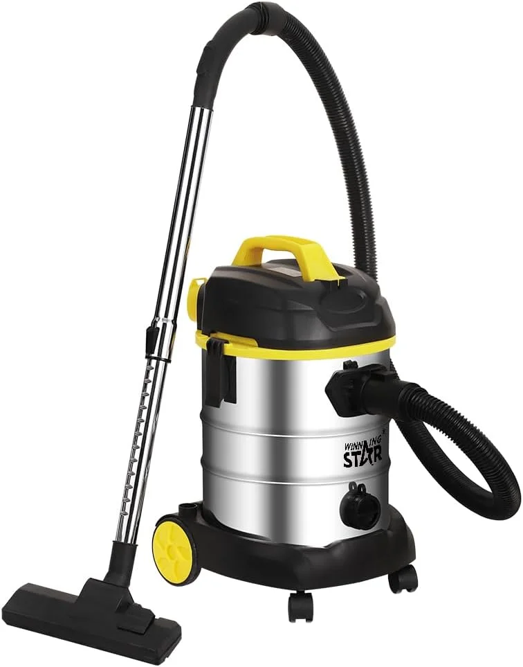 جاروبرقی آب و خاک 1600 وات WINNING STAR مدل ST-5034 با مخزن استیل 25 لیتری