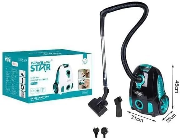 جاروبرقی سطلی خشک 1800 وات 4 لیتری Winning Star | مکش قدرتمند برای نظافت آسان جاروبرقی سطلی خشک 1800 وات 4 لیتری Winning Star | مکش قدرتمند برای نظافت آسان